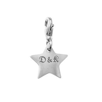Charm STERN mit Wunschgravur