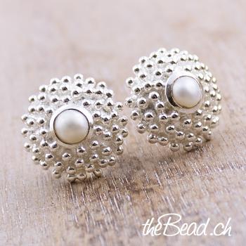 Schmuck Onlineshop theBead  Design Ohrstecker aus 925 sterling Silber schweizer onlineshop