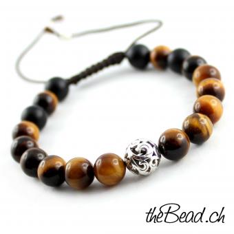 tiger eye bead bracelet