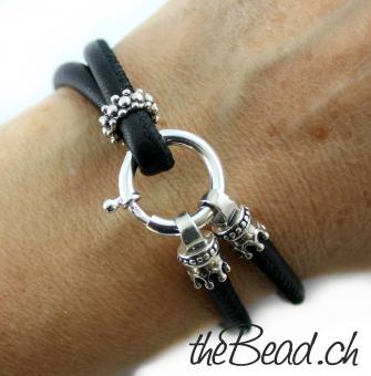 women leather bracelet theBead