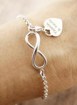 infinty silver bracelet