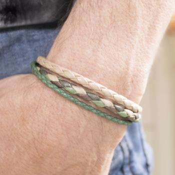 magnetverschluss gravurarmband herrenarmband in vegan mit gravur