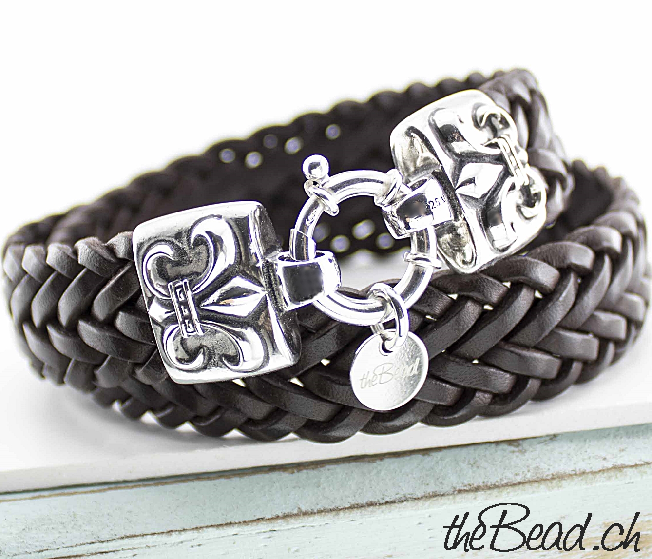 Ch leather bracelet hotsell
