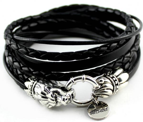 Herren Lederarmband in tollen farben the Bead