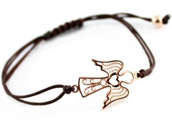 schutzengel armband mit silber engel von the bead