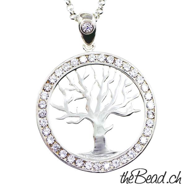 tree of life necklace aus 925 Silber