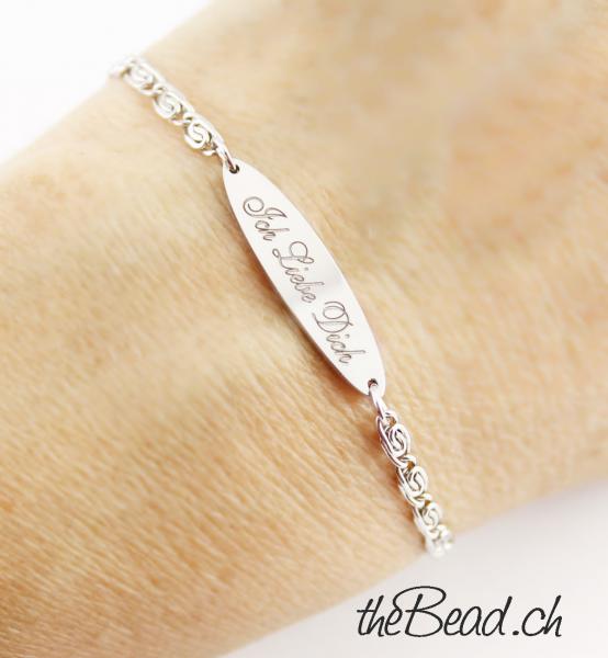 herzanhänger graviert  Armband mit gravur bestellen