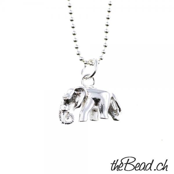 elephant, sterling, silver, 925