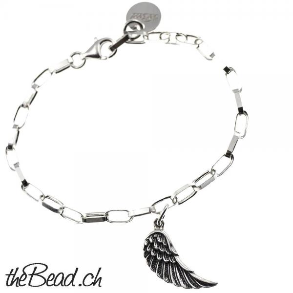 Silber Flügel rmschmuck vom schmuck Onlineshop aus der Schweiz theBead