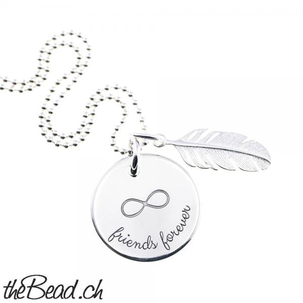 Kugelkette mit graviertem Anhänger bei theBead Onlineshop Schmuck thebead