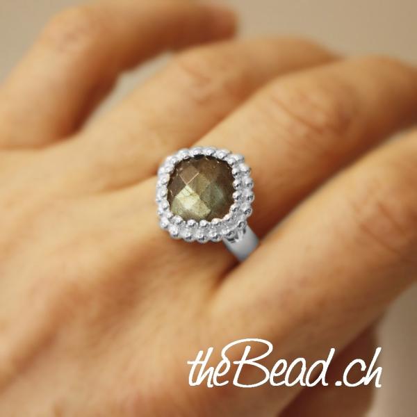 labradorit silber fingerring und ringe und Steinschmuck