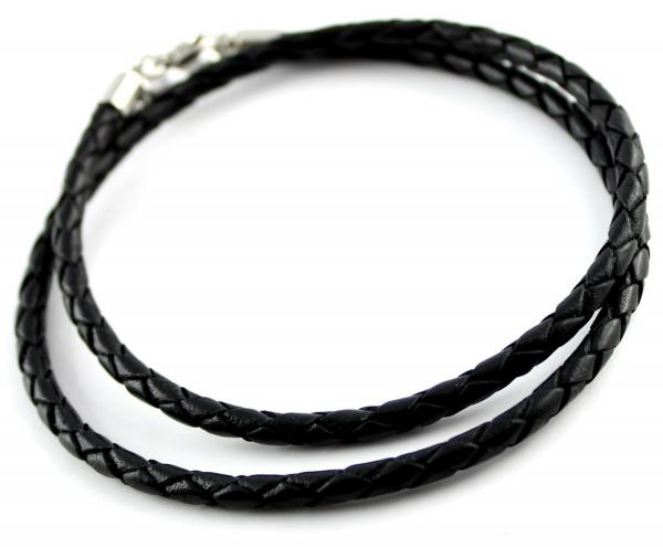 fusskettchen aus geflochtenem Leder Fussschmuck von thebead