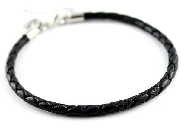 fusskettchen aus geflochtenem Leder Fussschmuck von thebead
