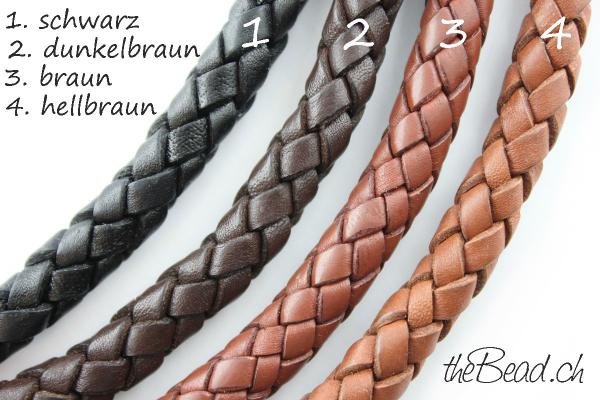 leather cord color
