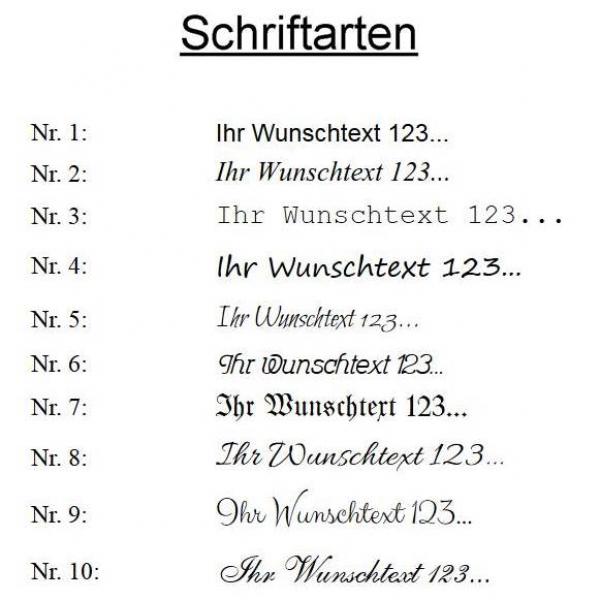 Edelstahl Lederband Verschluss gravur