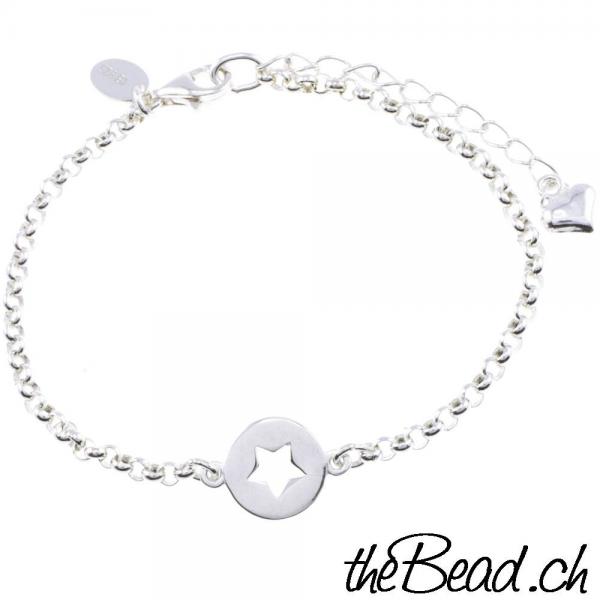 stern silber armbänder damenarmbänder silberschmuck armbänder one size 925 massiv sterling silber armband und armbänder aus ringen aus 925 sterling silberschmuck von thebead erbsketten