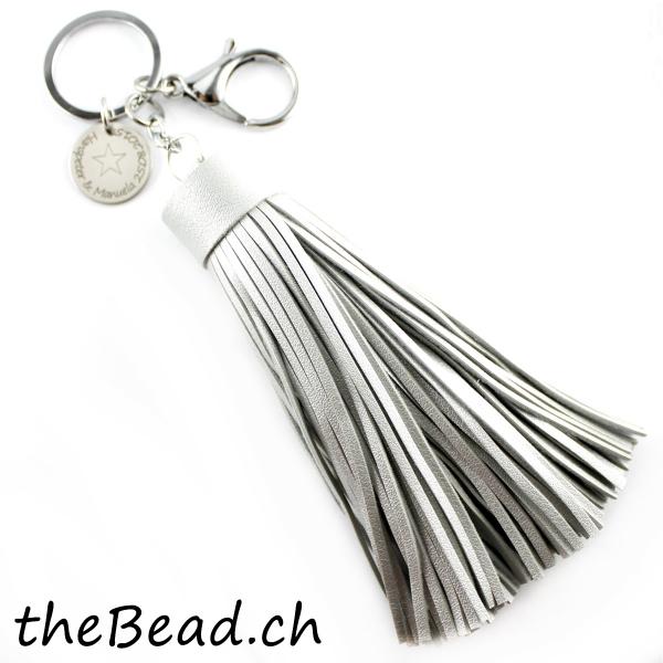 schlüsselring und taschenbaumler  und schlüsselanhänger aus 925 silber tolle geschenkidee für den muttertag auch für die grosse handtasche und shopper by thebead swiss onlineshop