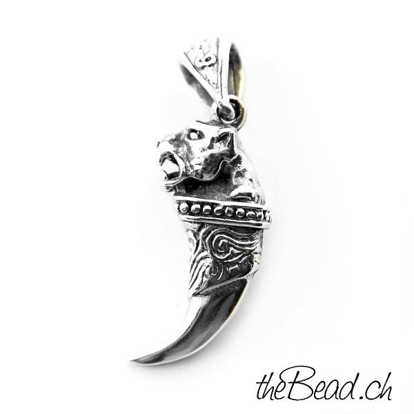 925 sterling silver tiger