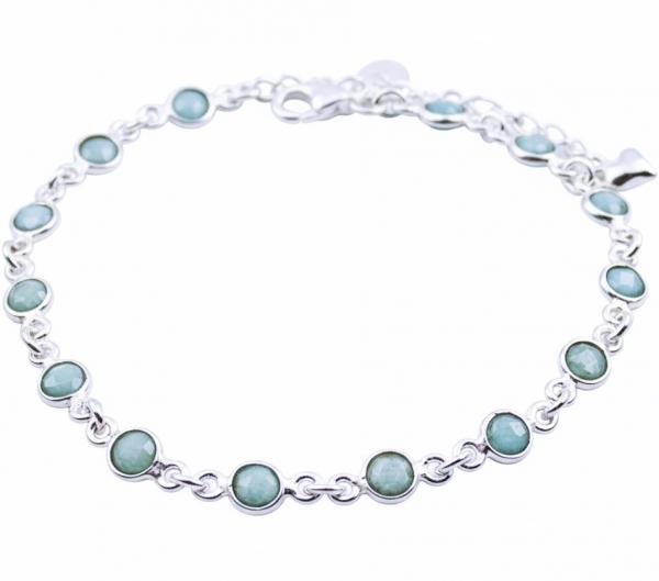 Amazonit Silberarmband