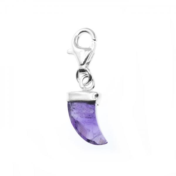 amethyst charm anhänger