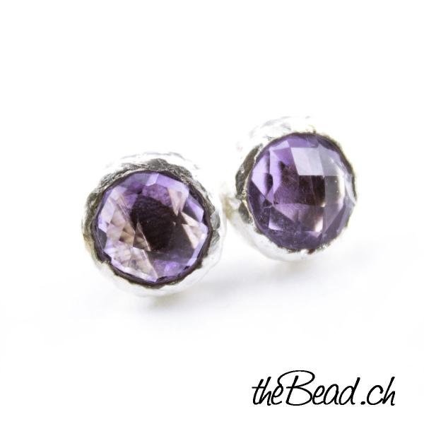 amethyste quarz earrings