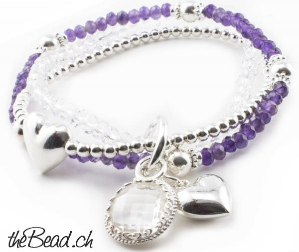 rauchquarz silberschmuck perlen armband damenschmuck silberschmuck