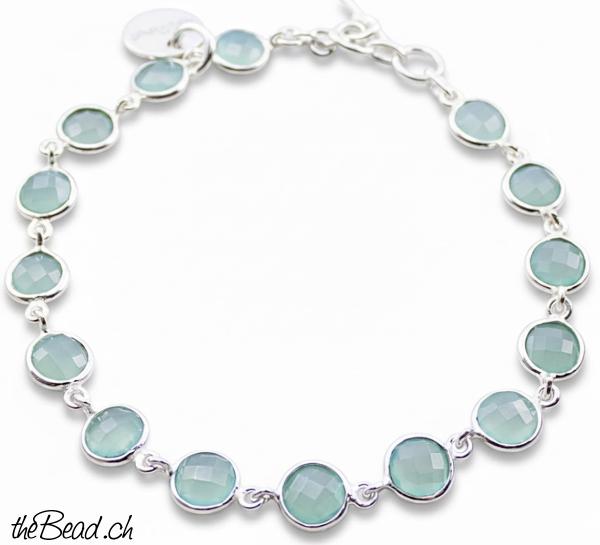 aqua achat silberarmbänder silber damenarmband armband geschenkidee