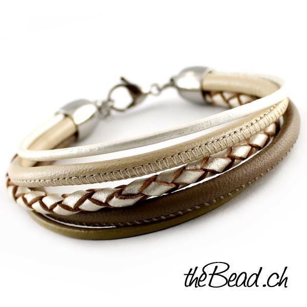 LEDERARMBAND one size geschenkidee lederschmuck grace