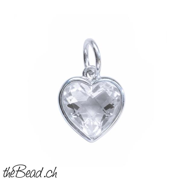 bergkristall anhänger