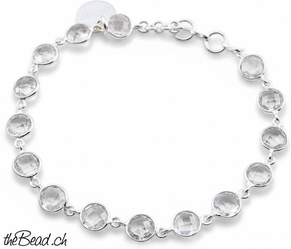 Bergkristall silberarmbänder silber damenarmband armband geschenkidee