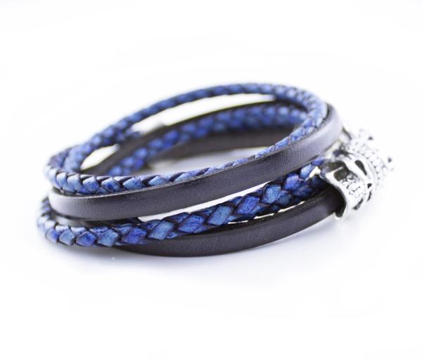 Herren Lederarmband in tollen farben the Bead