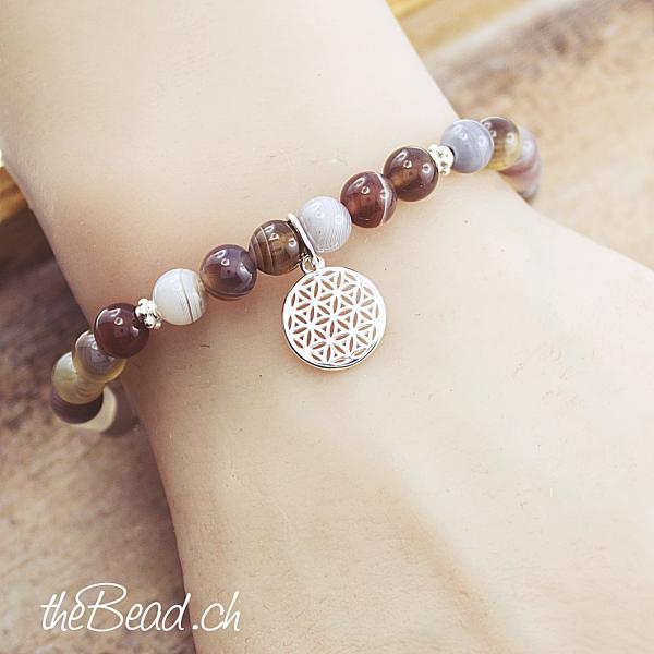 Botswana Achat armband