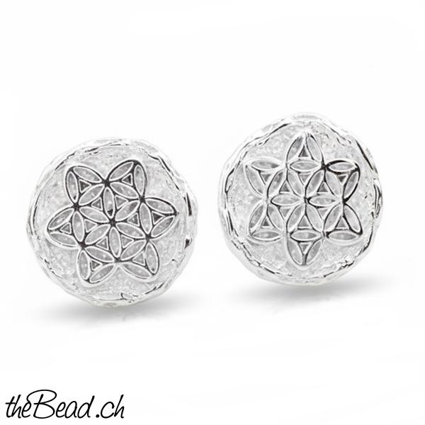 blume des lebens ohrstecker