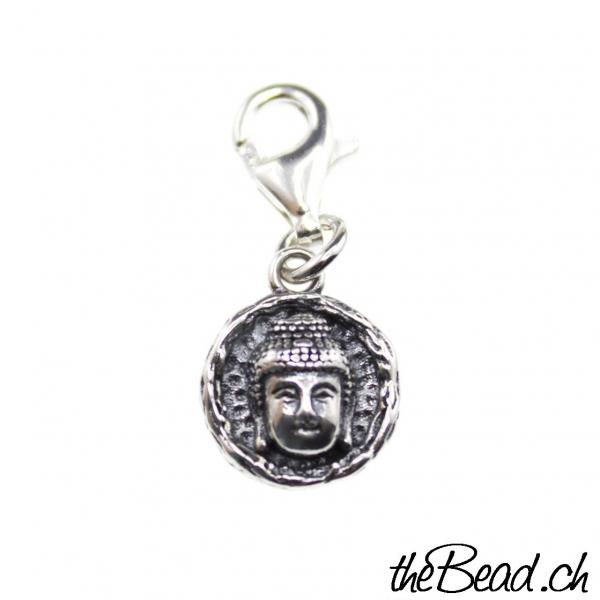 buddha silber charm anhaenger