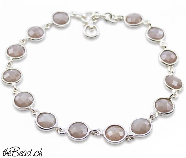 chocolate mondstein silberarmbänder silber damenarmband armband geschenkidee