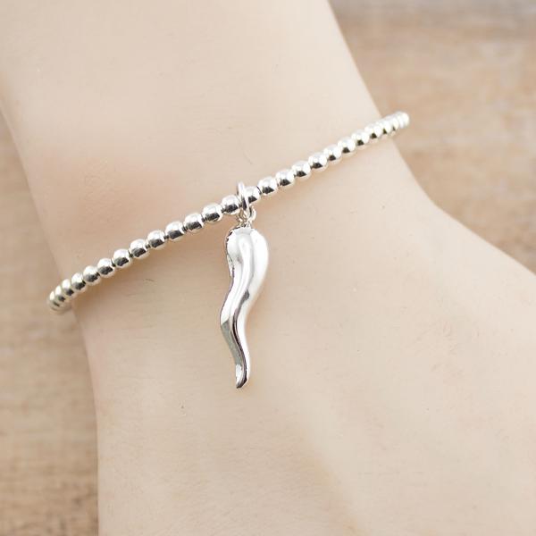 Gluecksbringer Corno in Silber armband