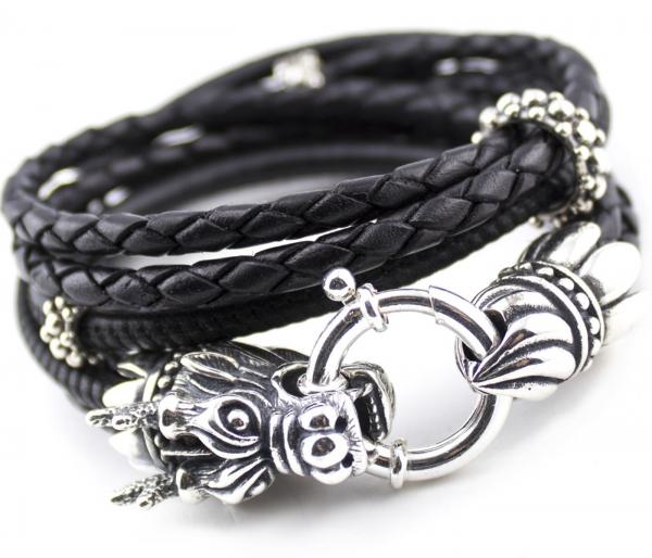 bracelet with 925 sterling silver dragon theBead