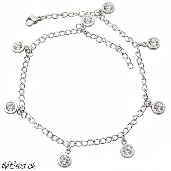 Fußkettchen aus Edelstahl