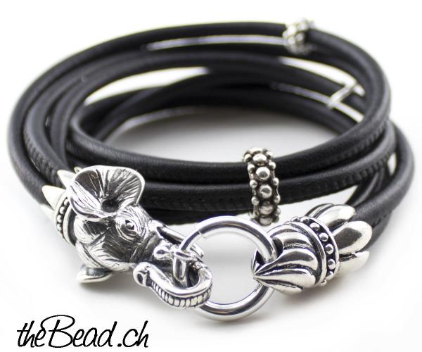 Armband Elefant aus echtsilber 925 theBead