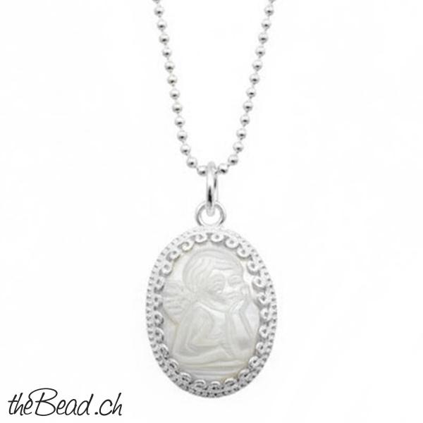 engel Silberanhänger beim schmuckshop thebead