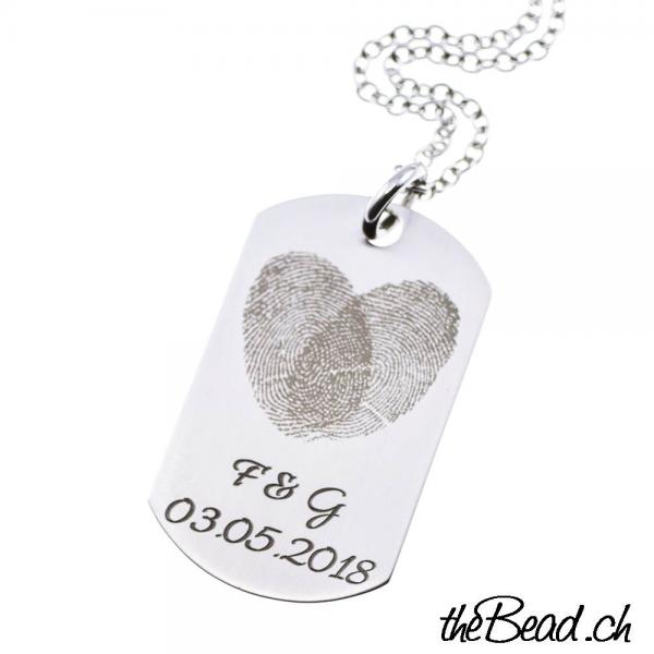 Dog Tag Fingerprints