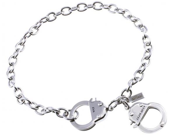 männer Handschellen Fusskettchen aus Edelstahl