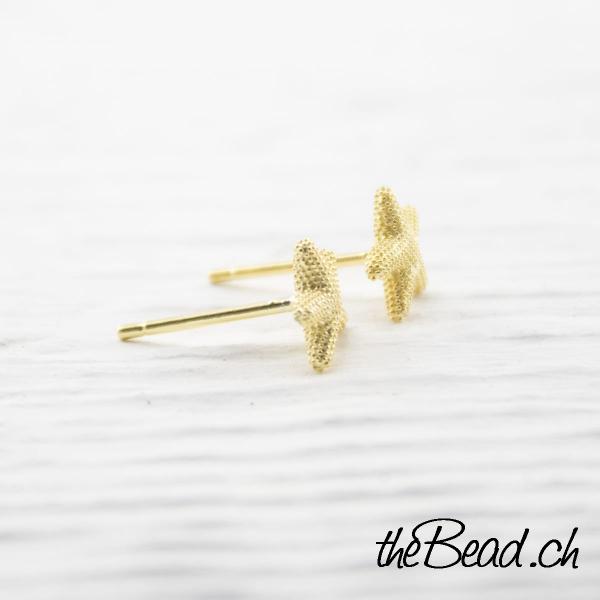 seastar gold earrings