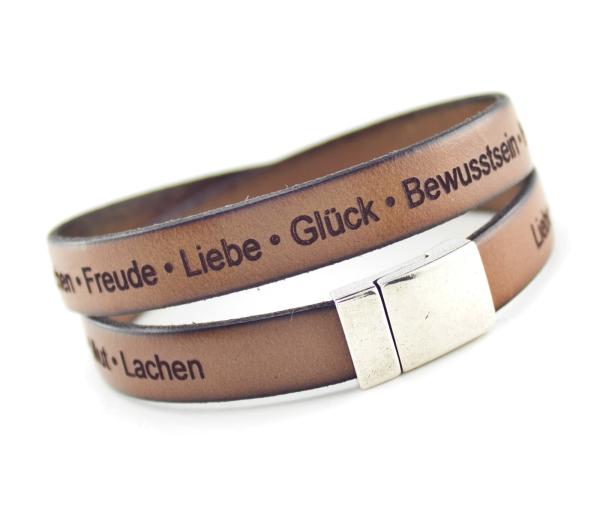 Herren Lederschmuck in braun von  thebead.ch Schweiz