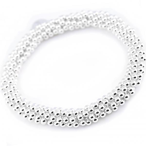 dickes Kugelarmband aus 925 sterling silber one size damenarmband und geschenkidee bestellen