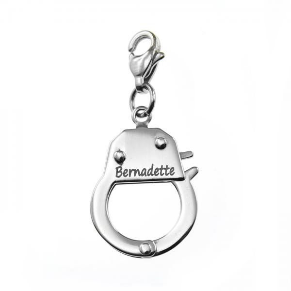 handschellen charm mit wunschgravur