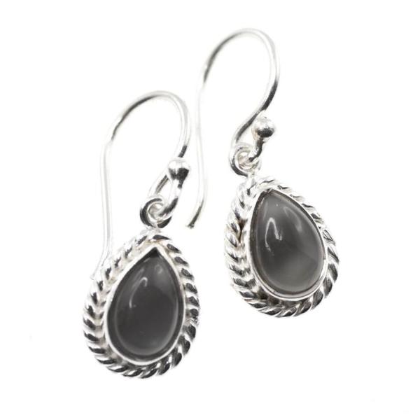 oranger mondstein Ohrhänger aus 925 Sterling Silber Ohrschmuck Onlineshop schweiz