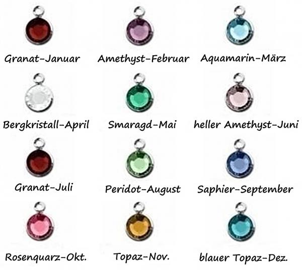 Kristall Anhaenger swarovski elements zur Auswahl bei thebead
