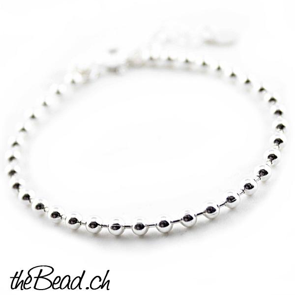 925 sterling silber kugelarmband und armbänder aus ringen aus 925 sterling silberschmuck von thebead