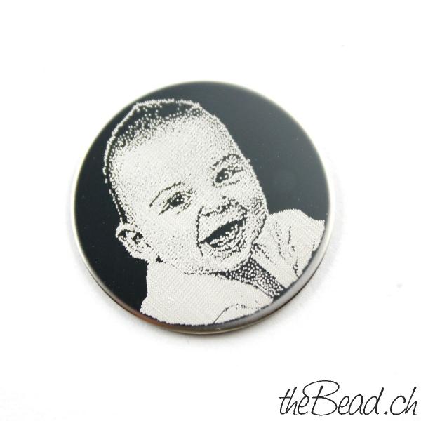 Bildgravur und Fotogravur fuer Medaillons von theBead